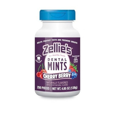 Zellie'S | 100% Xylitol Sugar Free Cool Mint Breath Mints | Non-Gmo, Low-Calorie