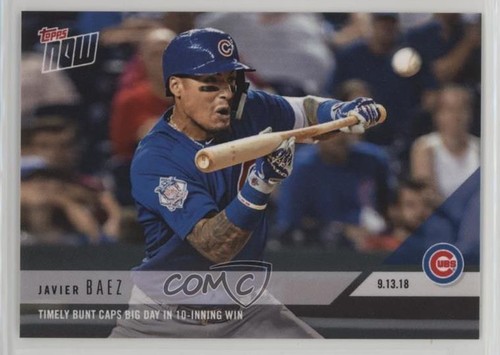 2018 Topps Now 724 Javier Báez