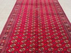 Rare Hand knotted Vintage Pakistani Bokhara Jhaldar Wool Area Rug 13 x 8 Ft — photo 5
