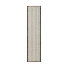 2'5"x10' Ivory Modern Design Hand Knotted Natural Wool Runner Oriental Rug 92263