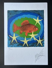OMAR RONDA serigrafia a Colori 27x18cm firmata numerata