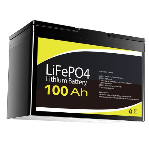Power Bolt 12V 100Ah Lithium Battery 14AWG 10FT Anderson Cable Solar Panel Kits - Picture 12 of 12