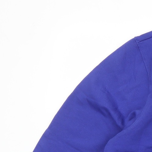Marks and Spencer Women's Blue Logo Pullover Sweatshirt L - Picture 12 of 12