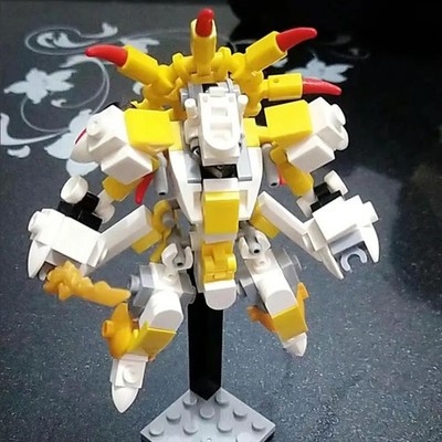 Mini Mech Baustein Set Konstruktionsspielzeug Robotermodell DIY Sammelobjekt