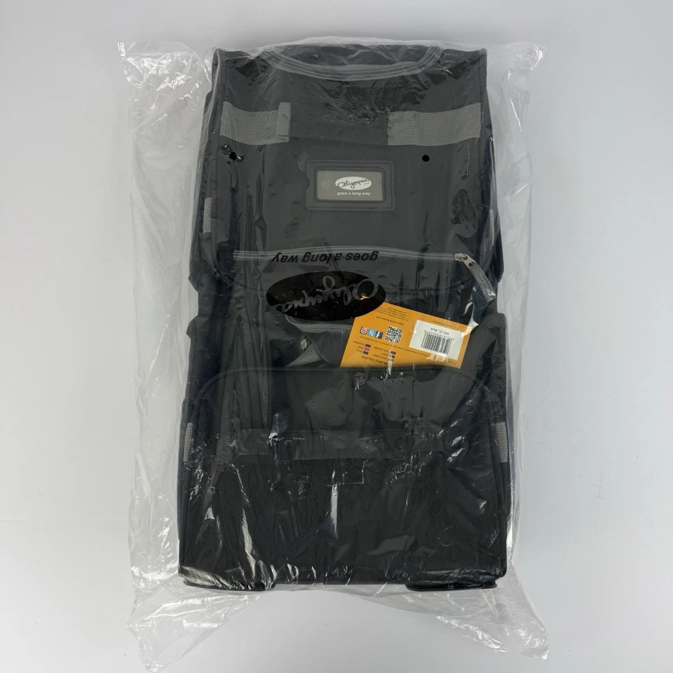 New! Olympia 22" 8 Pocket U Shape Rolling Duffel Bag w/ Handle, Black - Image 3 of 4