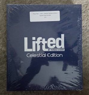 Beatles 2022 RINGO STARR LIMITED SIGNED BOOK 'LIFTED CELESTIAL ED. LOW NUMBER 14