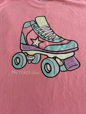 Properly tied Youth XL Tshirt, Roller Skate, New Without Tags, Girls