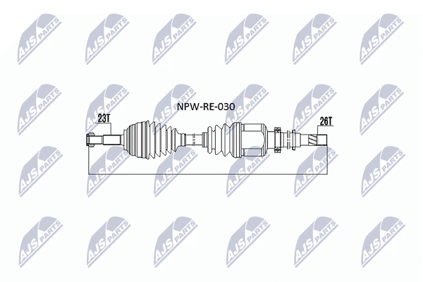 NTY Antriebswelle NPW-RE-030 FüR Renault-image