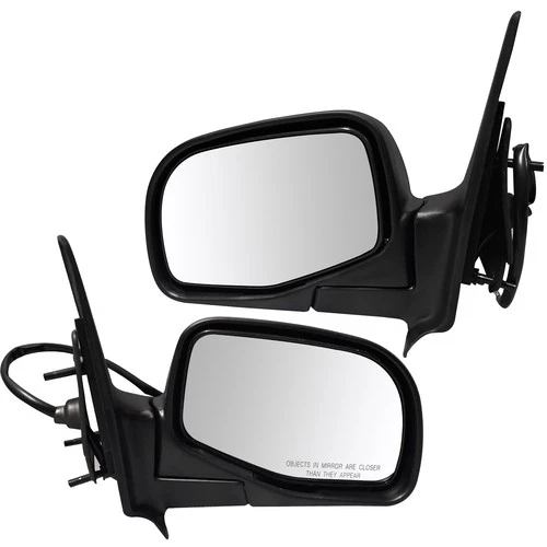Black Pair Power Mirrors For 93-05 Ford Ranger 98-05 Mazda Pickup Truck Textured