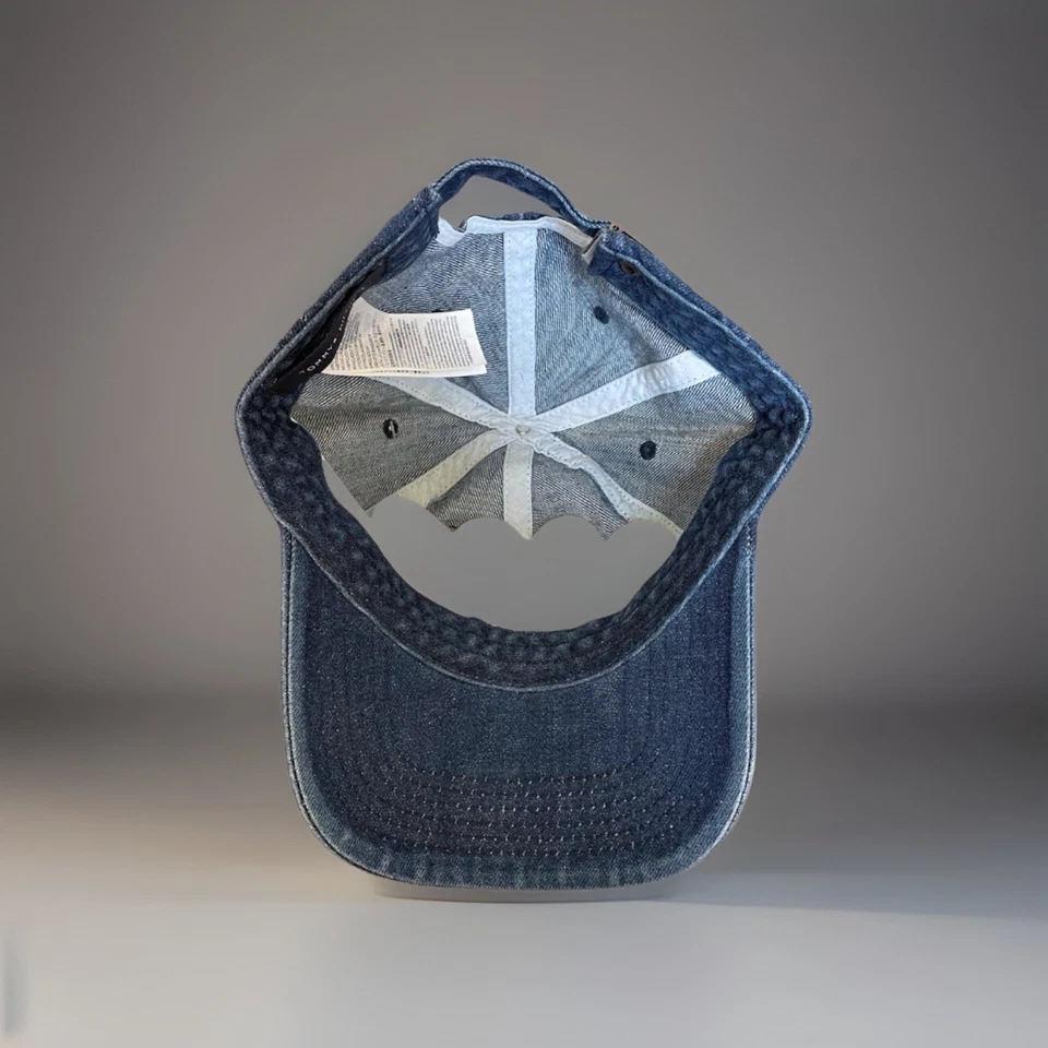 Tommy Hilfiger Hombre Denim Sombrero Correa Ajustable Nuevo con Etiquetas ~ Ajuste Pequeño a Mediano. Foto 4 de 4