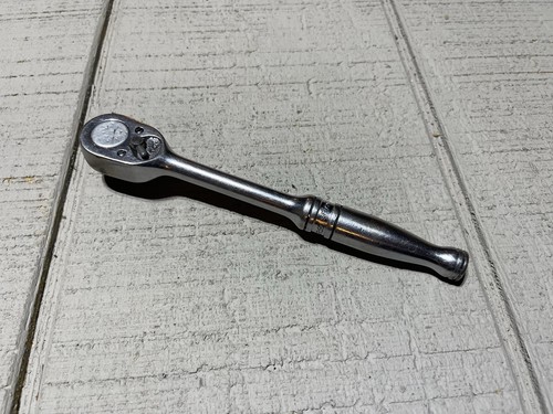 Vintage Snap On SF720 Ratchet. 1/2” Drive Anvil In Ratchet 3/8” Sized Ratchet.