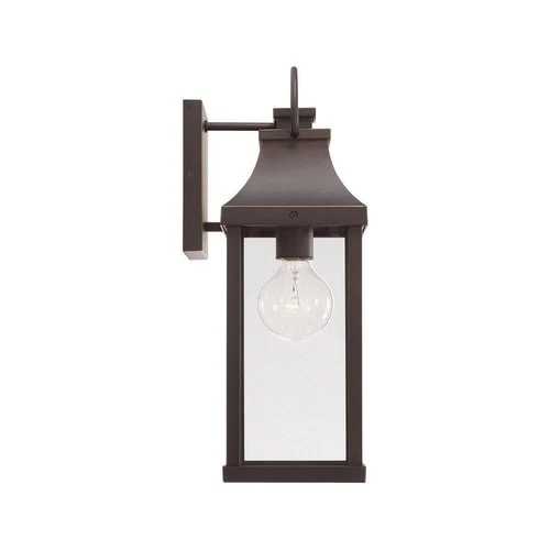 Capital Lighting Bradford 17 in. 1-Light Bronze Outdoor Wall Lantern Sconce - Picture 5 of 9