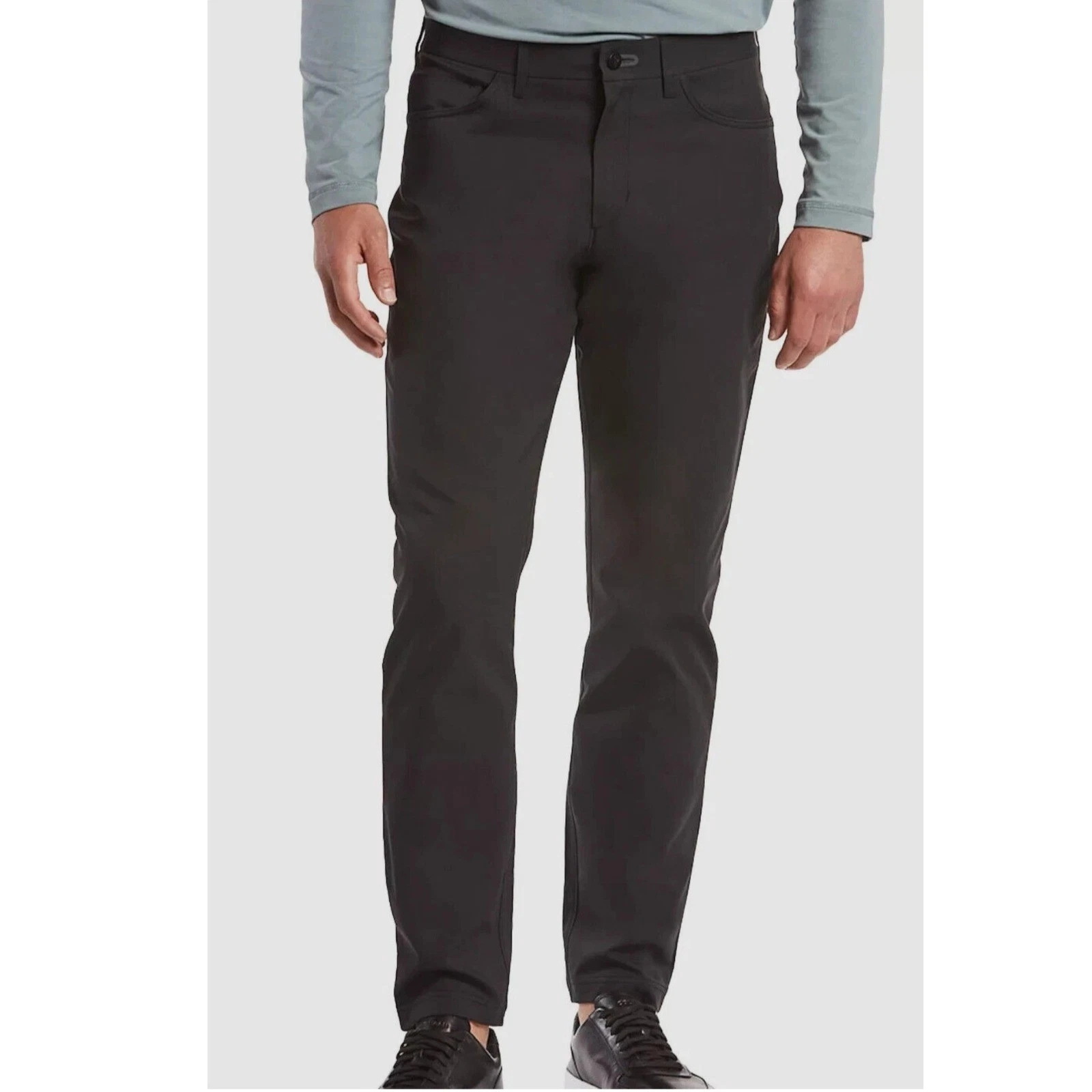 Public Rec Workday Pant Mens 40/30 Black Straight Leg Athleisure 5-Pocket New