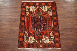 Persian-3X5-Sarab-Hand-Knotted-1940-039-s-Antique-Area-Rug-Wool-Carpet-3-3-x-4-9