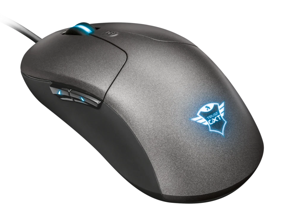 NEW TRUST 22401 GXT 180 GXT180 KUSAN PRO E SPORTS 5000 DPI BLACK GAMING MOUSE - Image 2 of 4