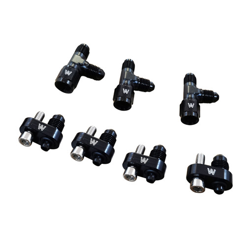 Stainless Steam Vent Coolant Crossover Kit Fit -4 AN LS1 LS6 LS2 LS7 LM7 Black - Picture 3 of 6