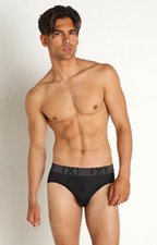 2 X IST Mens 3 Pack No Show Brief Sport Mesh Stretch, Multicolor, S 28-30