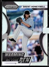 2020 Panini Prizm Brent Honeywell Warming in the Pen Silver Prizm HSC