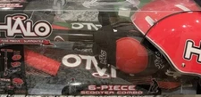 Halo 6 Piece Scooter Combo, Color Red, New In Packaging.