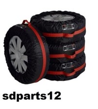 4x Housses Couvre-Pneu de Protection Boucle Réglable Sac de Rangement des Outils