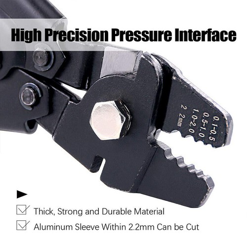 Wire Rope Crimping Tool Pliers Fishing Plier Swaging Crimper Loop Sleeve Tool - Picture 4 of 17