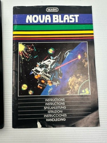 Intellivision Nova Blast Video Game In Box Complete *UNTESTED* FREE POSTAGE - Picture 2 of 7