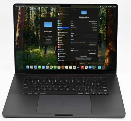 16" Apple Macbook Pro M4 Max 4TB SSD 128GB RAM 16-Core 40-Core GPU Space Black - Picture 2 of 14