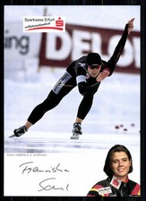 Franziska Schenk Autogrammkarte Original Signiert Eisschnellauf + A 86907