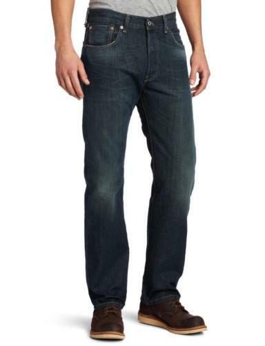 NEW LEVI'S STRAUSS 501 MEN'S PREMIUM STRAIGHT LEG JEANS BUTTON FLY 501-0990 - Photo 1/2