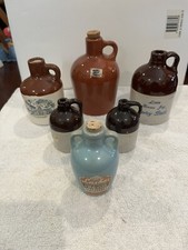 6 Vintage Mini Pottery Jugs Between 3 -6 