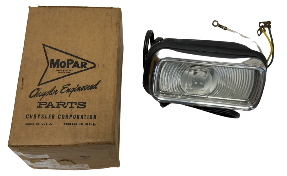 1956 Plymouth Plaza Belvedere Savoy Left Parking Lamp Assembly 1689818 NOS - Image 2 of 4