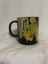 2016 Just Funky Pokemon LARGE Coffee Mug ~ Pikachu & Spinning Pokeball