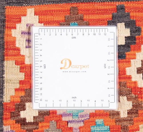Kelim Afghan 294x87cm Handgewebter Orientteppich kilim Wolle Carpet Rug Läufer - Picture 8 of 8