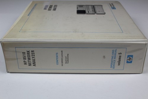 Manual de operación y servicio del analizador de red Agilent 8510 volumen 5 - Imagen 3 de 4