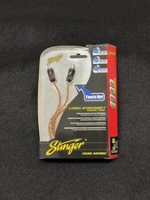 Stinger SI433 2 Channel RCA Interconnect Cable 4000 Series 3ft