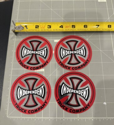 INDEPENDENT Skateboard Trucks Cross Logo Red Silver Skateboarding