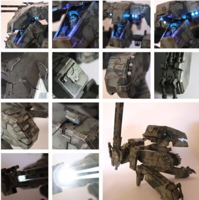Metal Gear Rex from Metal Gear Solid 1/48 Figure Statue ThreeA