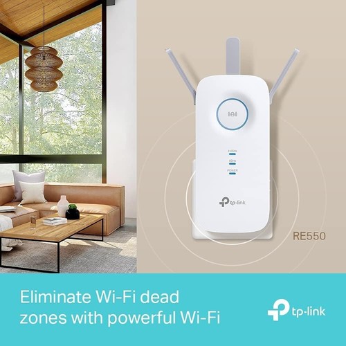 TP-Link RE550 AC1900 Gigabit Mesh WiFi Range Extender WiFi Booster Repeater - Photo 3/9