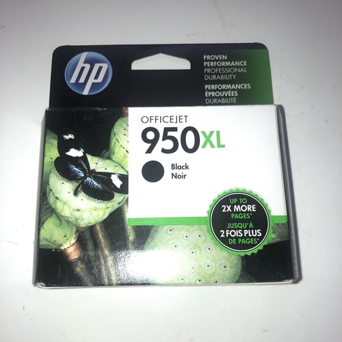 Original HP 950XL Black Ink Cartridge Genuine OEM CN045AN New Sealed C