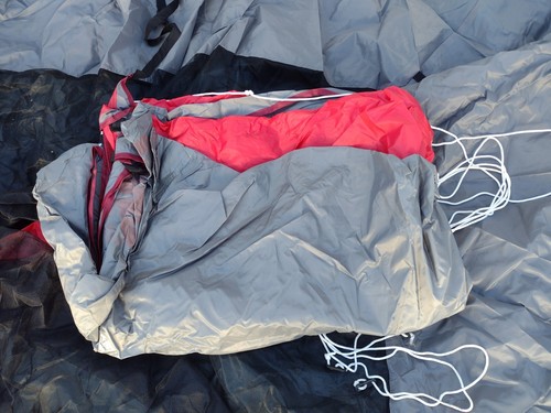 Coleman Flatwoods II 6-Person Dome Tent - Gray/Red 10x10 - Picture 6 of 12