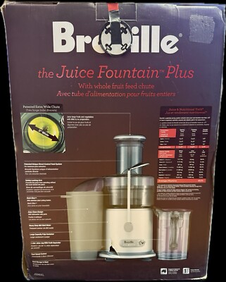 Breville Juice Fountain Plus JE98XL. Juice Stractor Brushed Stainless Steel 