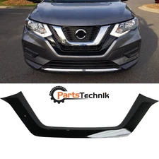 Gloss Black Front Bumper Grille Molding Trim Fit For 2017-2020 Nissan Rogue