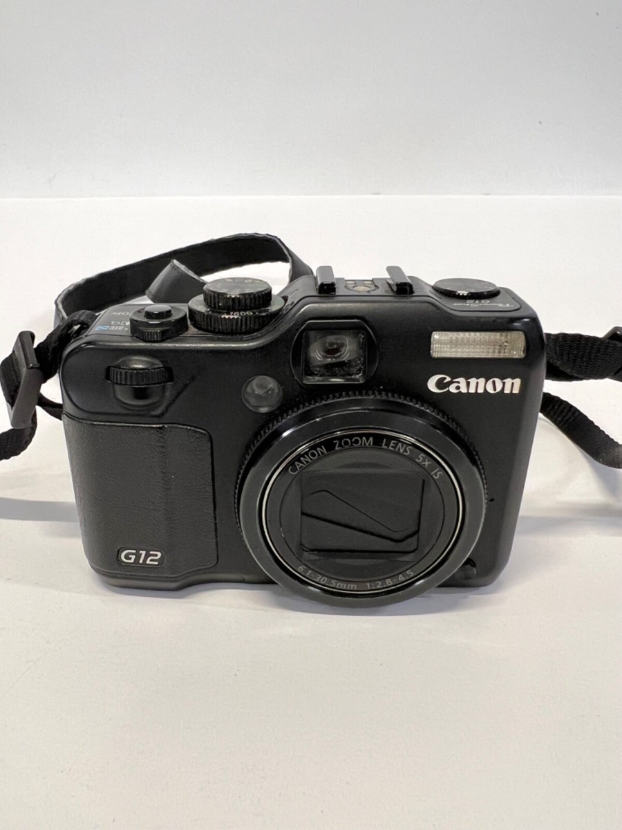 Canon PowerShot G12 10.0MP Digital Camera - Black for sale Canon PowerShot G12 10.0MP Digital Camera - Black for sale