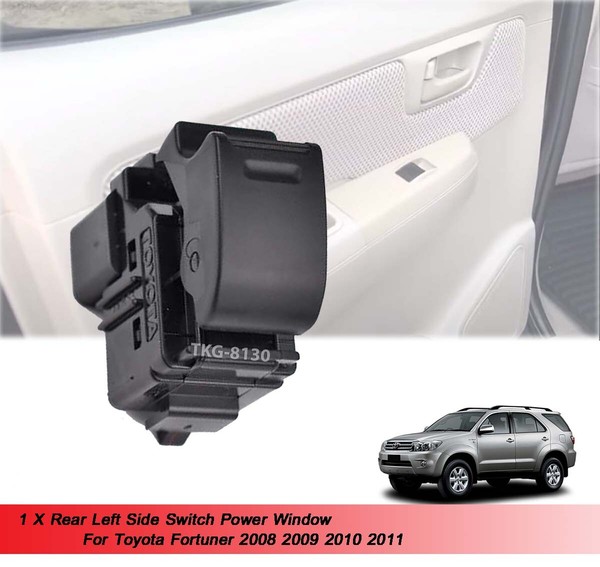 1 X Schalter Fensterheber Hinten Links Einsatz FÜR Toyota Fortuner 2008 2009 ...-image