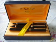 Waterman IDEAL Set Fountain Pen Fine Gold 18k Nib Ballpoint Mechanical pencil