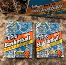 (2) Topps Basketball 1992-93 Series 2 Unopened Packs Shaq Gold ? Jordan