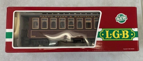 LGB 33800 G Gauge Sandy River & Rangeley Lakes Passenger Car #3080