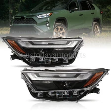811500R360 For 2022 2023 2024 Toyota RAV4 Headlight Pair W/LED Type Signal Lamp