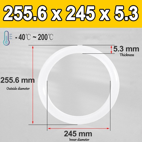 Metric VMQ Silicone Rubber O-Rings Seals 5.3mm Cross Section 18.5mm - 680mm ID - Picture 118 of 193