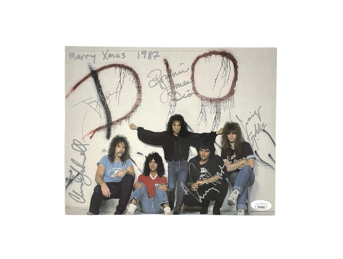 Ronnie James Dio 直筆サイン入り写真 RONNIE JAMES DIO SIGNED AUTOGRAPH 8x10 RP RP PHOTO HEAVEN